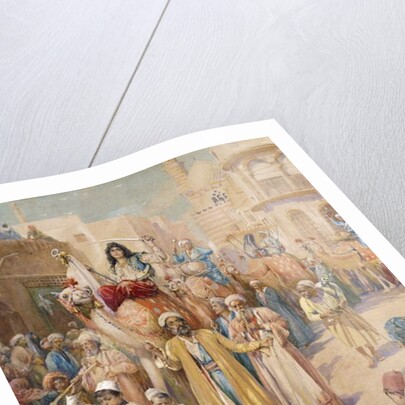 An Arab Wedding Procession Through Cairo by James Shaw Crompton
