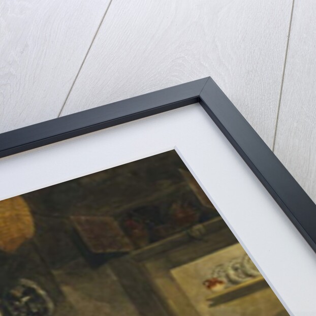 Idle Moments: a Boy Showing a Girl a Nest of Fledgelings in an Interior by Thomas Heaphy