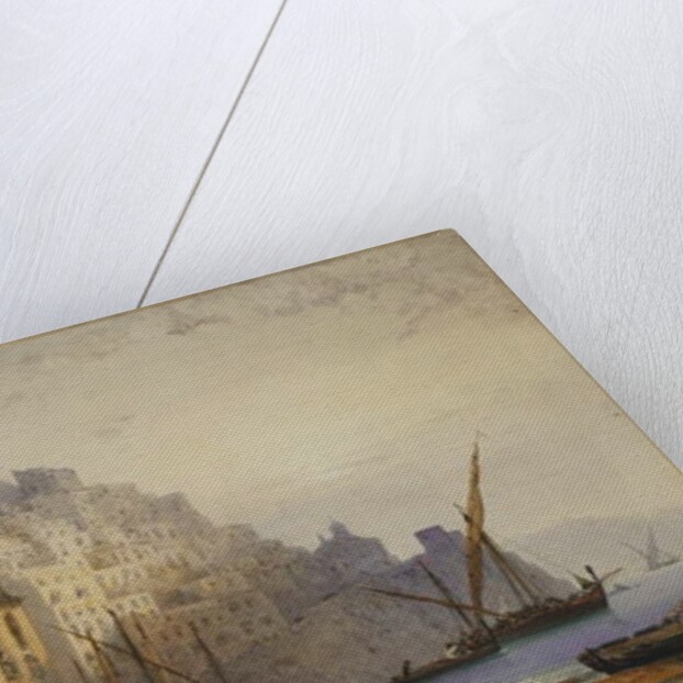 Amalfi from the Shore - A Summer's Morning, 1887 by William Callow