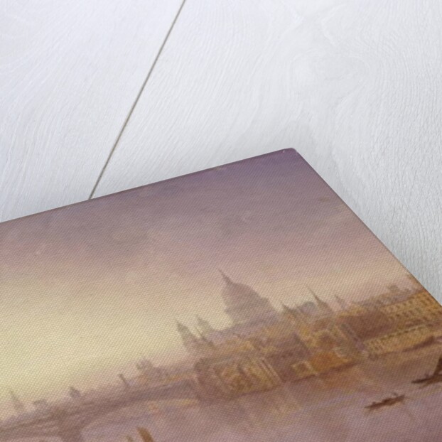 Southwark Bridge and St. Paul's Cathedral from London Bridge: Evening by George Fennel Robson