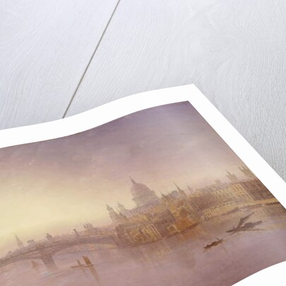 Southwark Bridge and St. Paul's Cathedral from London Bridge: Evening by George Fennel Robson