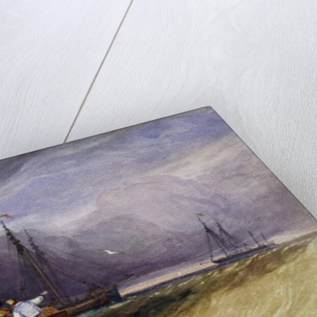 Fishing Boats Off Yarmouth, 1832 by John Sell Cotman