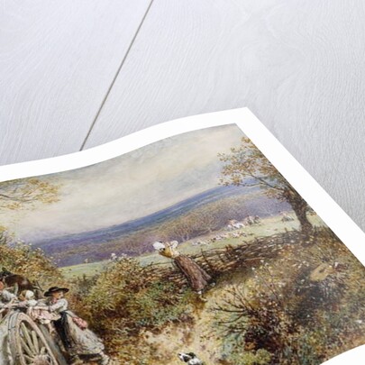 A Peep at the Hounds: 'Here They Come' by Myles Birket Foster