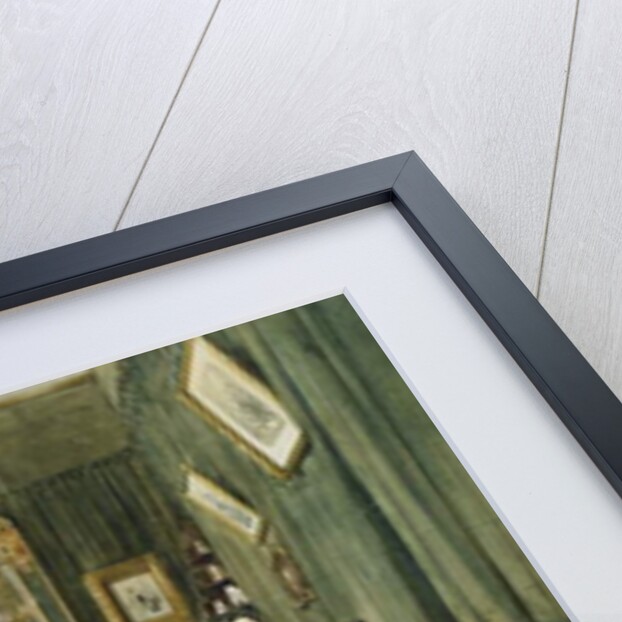 Vue de Salon de la Comtesse de Salverte a Paris, 1857 by Felix Francois Barthelemy Genaille