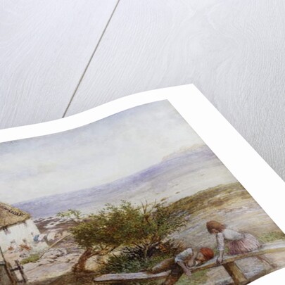 Runswick Bay, Yorkshire by Myles Birket Foster