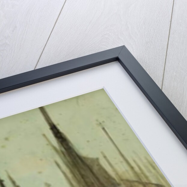 Unloading Fishing Boats on the Quay, Brittany by Hector Caffieri