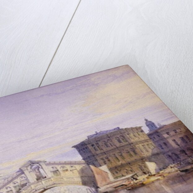 The Rialto from the Grand Canal, 1852 by William Callow