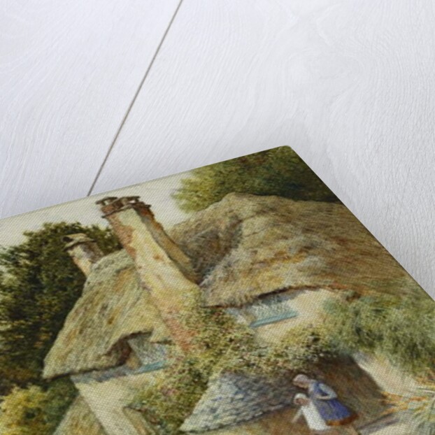 A Cottage at Selworthy, near Minehead by Arthur Claude Strachan