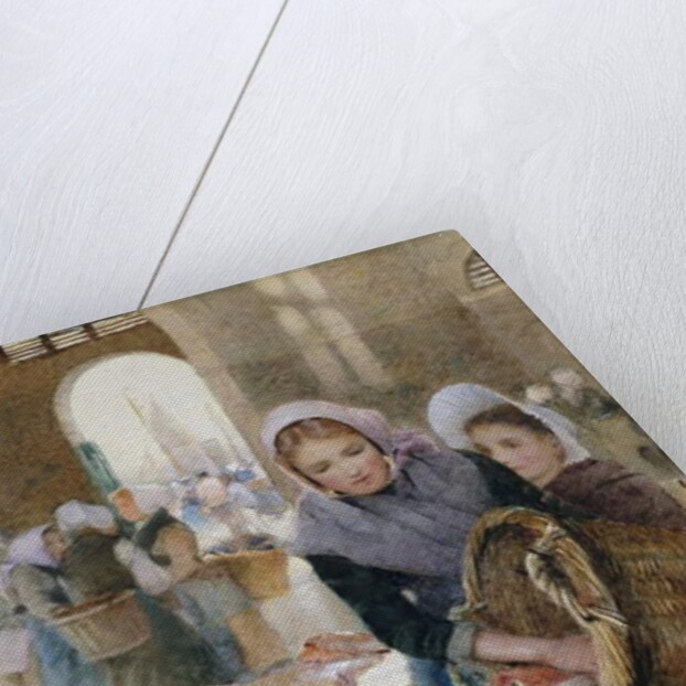 Women in the Fish Market, Boulogne by Hector Caffieri