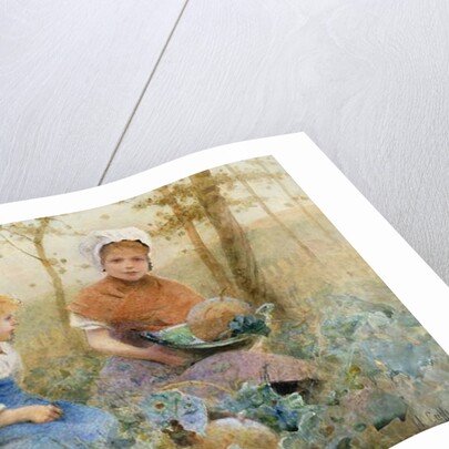 Gathering Pumpkins by Hector Caffieri