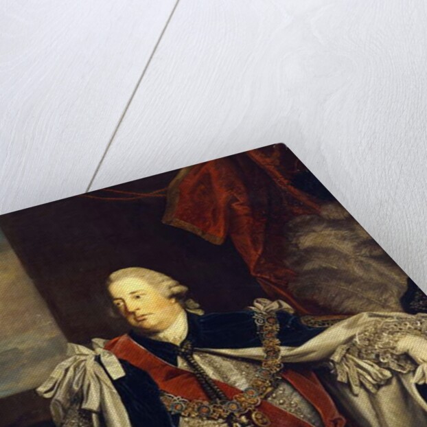 Portrait of William Augustus, Duke of Cumberland, standing three-quarter length, in Garter Robes by Joshua Reynolds
