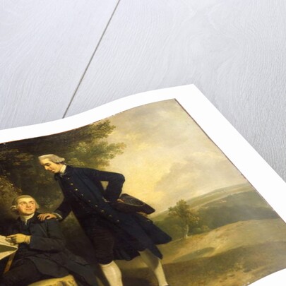 Double Portrait of Thomas Somers Cocks and Richard Cocks of Castleditch by John Hamilton Mortimer