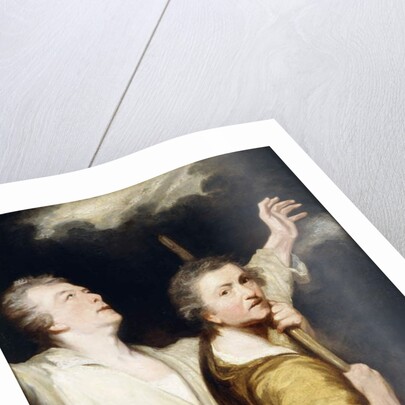 Portrait of the Artist and Thomas Jervais as Adoring Shepherds by Joshua Reynolds