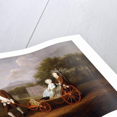 A Group Portrait of Three of the Children of Peter and Mary Du Cane by Arthur Devis