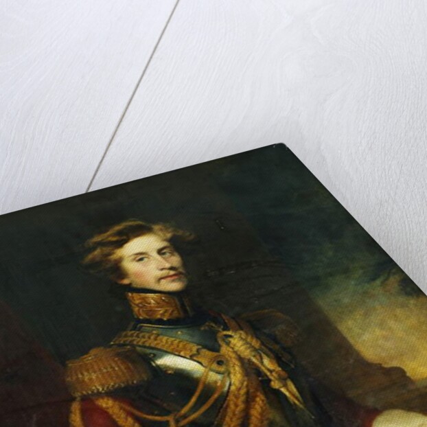 Portrait of Arthur Vansittart, Three-Quarter Length, in the Uniform of the Life Guards by James Godsell Middleton