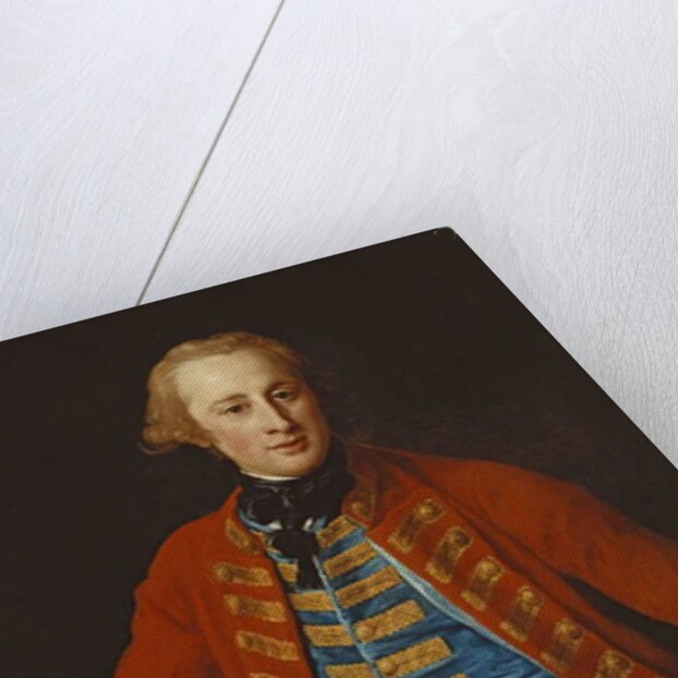 Portrait of a Cavalry Officer in Walking-Out Dress by Pompeo Girolamo Batoni