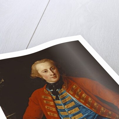 Portrait of a Cavalry Officer in Walking-Out Dress by Pompeo Girolamo Batoni