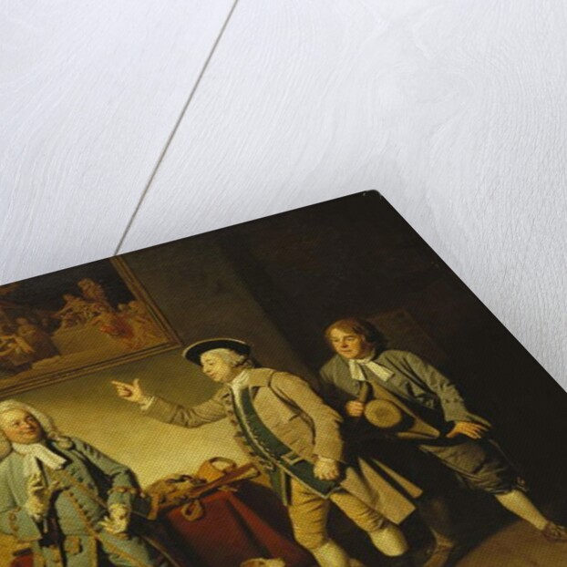 A Scene from 'Love in a Village' by Isaac Bickerstaffe by Johann Zoffany