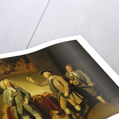 A Scene from 'Love in a Village' by Isaac Bickerstaffe by Johann Zoffany