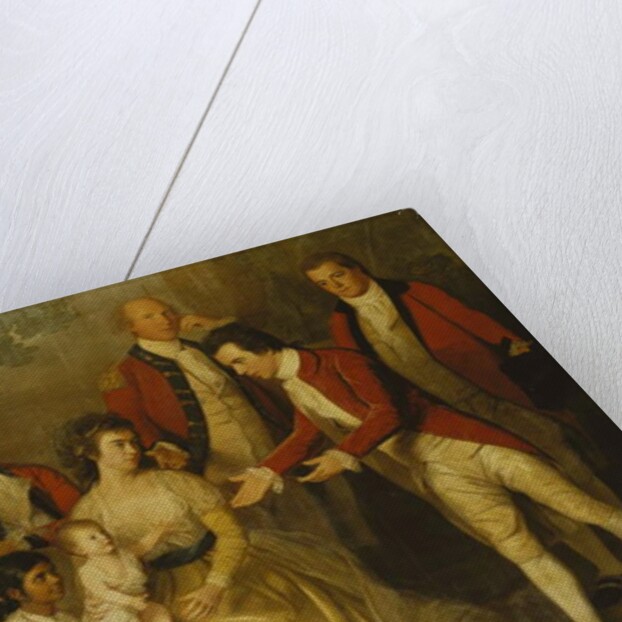 A Group Portrait of a Christening Party by Thomas Hickey