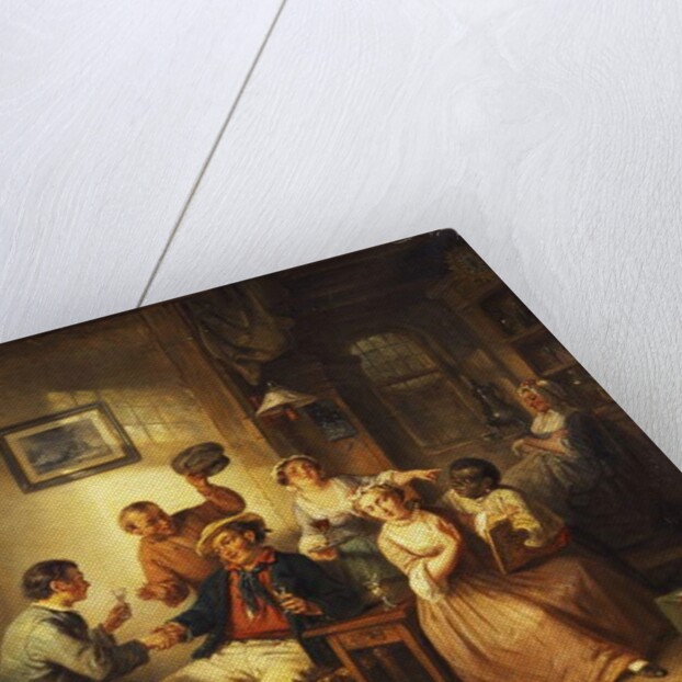 Travellers Resting in a Tavern, 1852 by Frederick Trevelyan Goodall