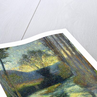 Banks of the River; Au Bord de la Riviere by Henri Jean Guillaume Martin