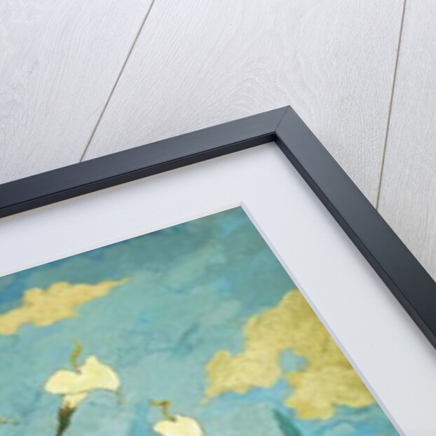 Lilies, Purple and Yellow Irises; Aromes, Iris Violets et Jaunes, 1899 by Paul Ranson