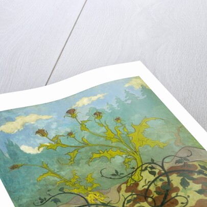 Thistles and Foxglove; Chardons et Digitales, 1899 by Paul Ranson