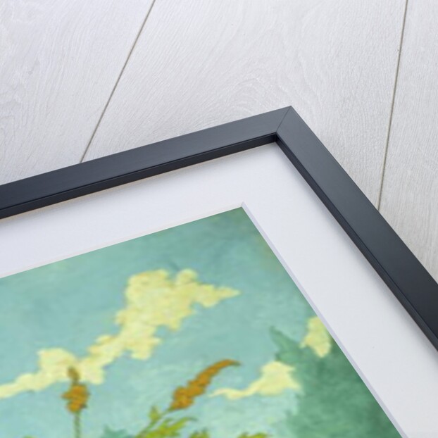 Goldenrod and Mauve Irises; Jaunes et Iris Mauves, 1899 by Paul Ranson