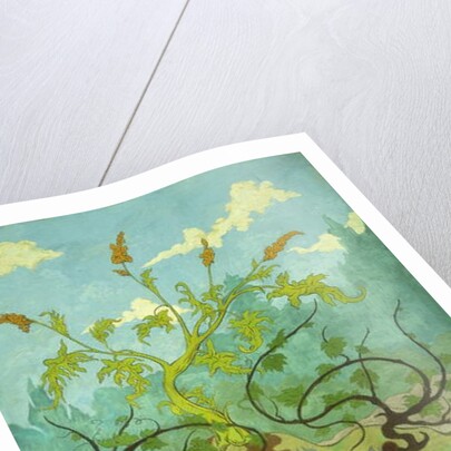 Goldenrod and Mauve Irises; Jaunes et Iris Mauves, 1899 by Paul Ranson