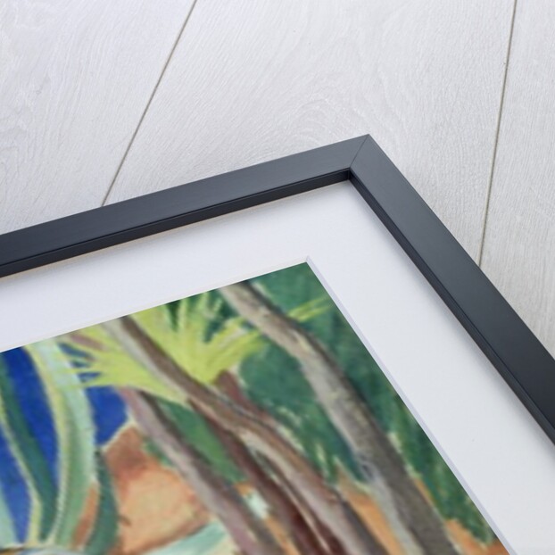 Young woman with an Umbrella, Saint Maxime; Jeune Fille a l'Ombrelle Saint-Maxime, c.1918 by Henri Lebasque