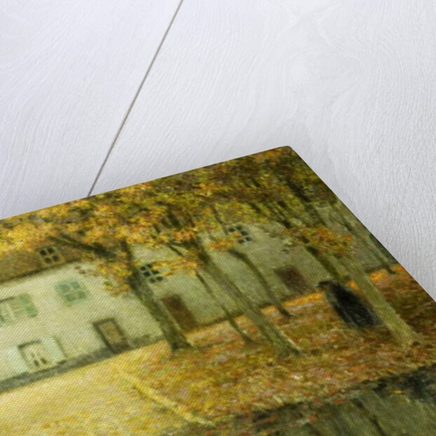 Little Place on the Banks of the Eau at Chartres by Henri Eugene Augustin Le Sidaner