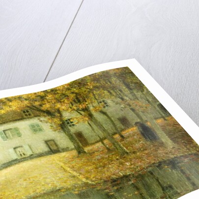 Little Place on the Banks of the Eau at Chartres by Henri Eugene Augustin Le Sidaner