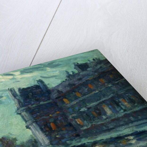 The Floods of 1910, The Pavilon de Flore, at The Louvre, Paris; Les Inondations de 1910, Le Pavillon de Flore, 1910 by Maximilien Luce