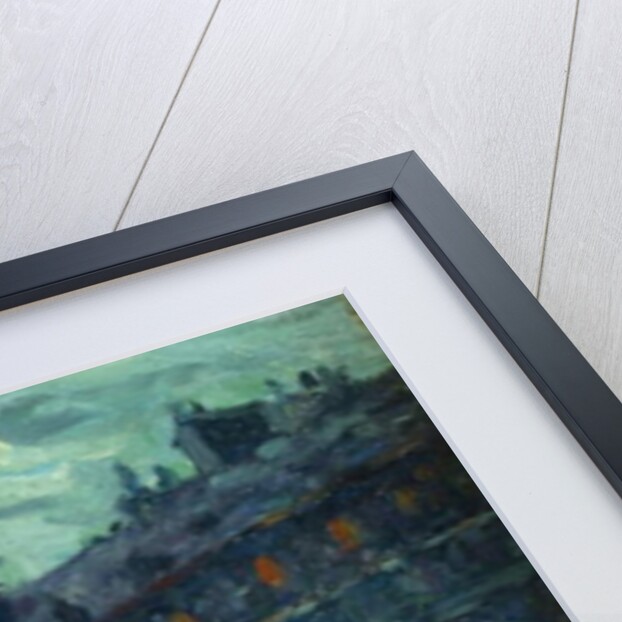 The Floods of 1910, The Pavilon de Flore, at The Louvre, Paris; Les Inondations de 1910, Le Pavillon de Flore, 1910 by Maximilien Luce