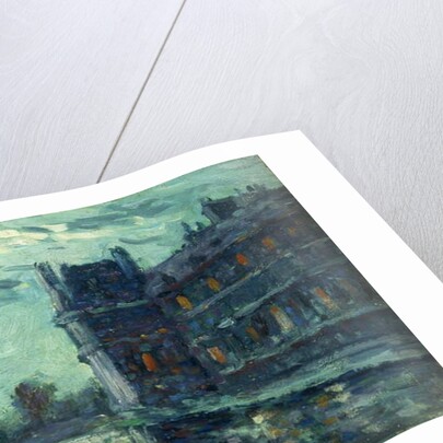 The Floods of 1910, The Pavilon de Flore, at The Louvre, Paris; Les Inondations de 1910, Le Pavillon de Flore, 1910 by Maximilien Luce