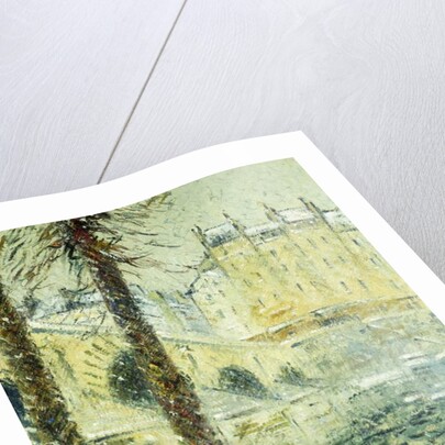 The Pont Marie in the Snow; Le Pont Marie, Effet de Neige, c.1926 by Gustave Loiseau