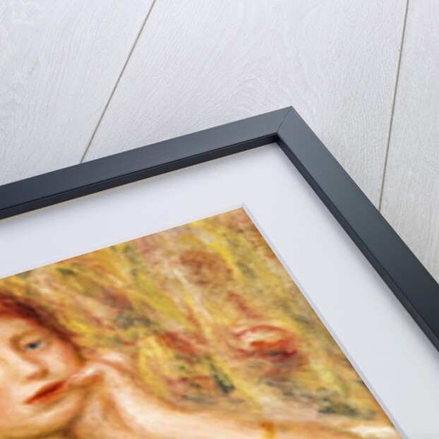 Woman with Hand to her Face; Femme de Face, Accoudee, 1919 by Pierre Auguste Renoir