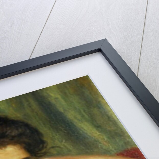 Young Woman with a Rose; Jeune Fille a la Rose, 1907 by Pierre Auguste Renoir