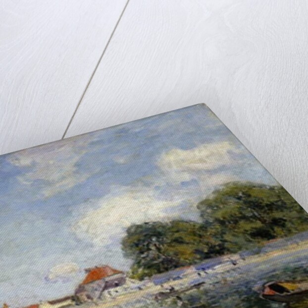 The Weir on the Loing at Saint-Mammes; Le Barrage du Loing a Saint-Mammes, 1885 by Alfred Sisley