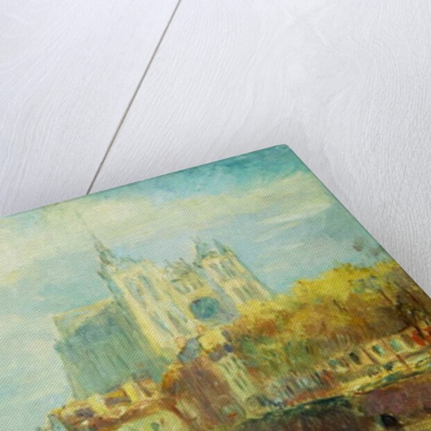 Amiens Cathedral in Autumn Sun; Cathedrale d'Amiens: Effet De Soleil Automne, 1910 by Albert-Charles Lebourg