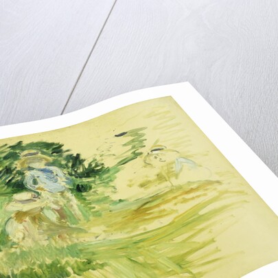 Children by the Side of a Lake; Enfants au Bord du Lac, 1894 by Berthe Morisot