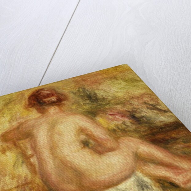 Seated Female Nude, View from behind; Femme nue assise, vue de dos, 1917 by Pierre Auguste Renoir