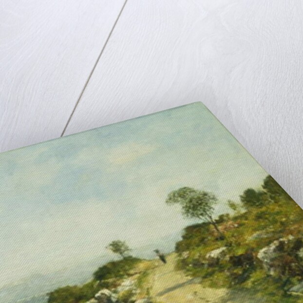 The Road, Antibes; Antibes, la Route, 1893 by Eugene Louis Boudin