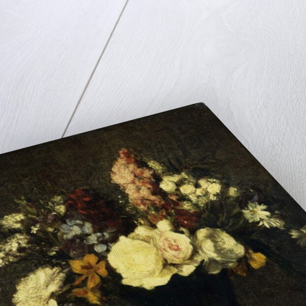 Vase of Flowers; Vase de Fleurs, 1869 by Ignace Henri Jean Fantin-Latour