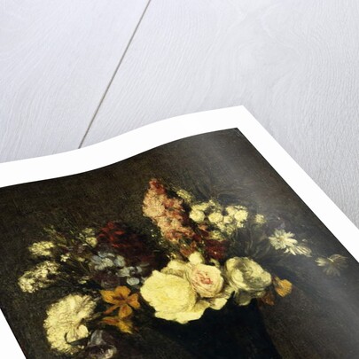 Vase of Flowers; Vase de Fleurs, 1869 by Ignace Henri Jean Fantin-Latour