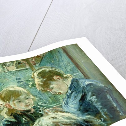 The Dressmaking Lesson; Le Lecon de Couture, 1884 by Berthe Morisot