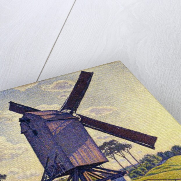 Windmill in Flanders; Moulin en Flandre, 1894 by Theo van Rysselberghe