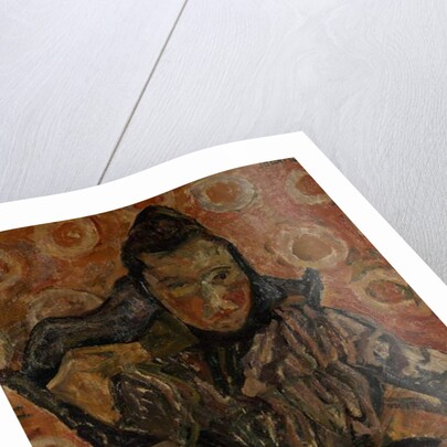 Woman sat on a Chair; Femme Assise dans un Fauteuil, c.1917-18 by Chaim Soutine