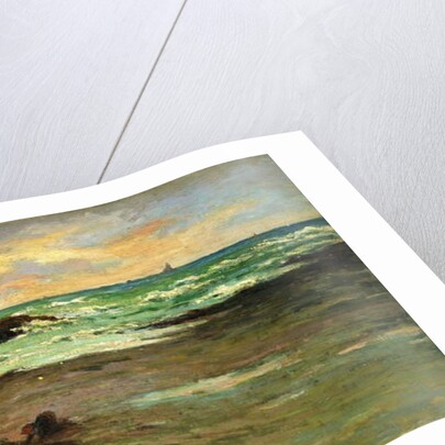 A corner of the Beach at Concarneau; Un Coin de Plage a Concarneau, 1887 by Claude Emile Schuffenecker